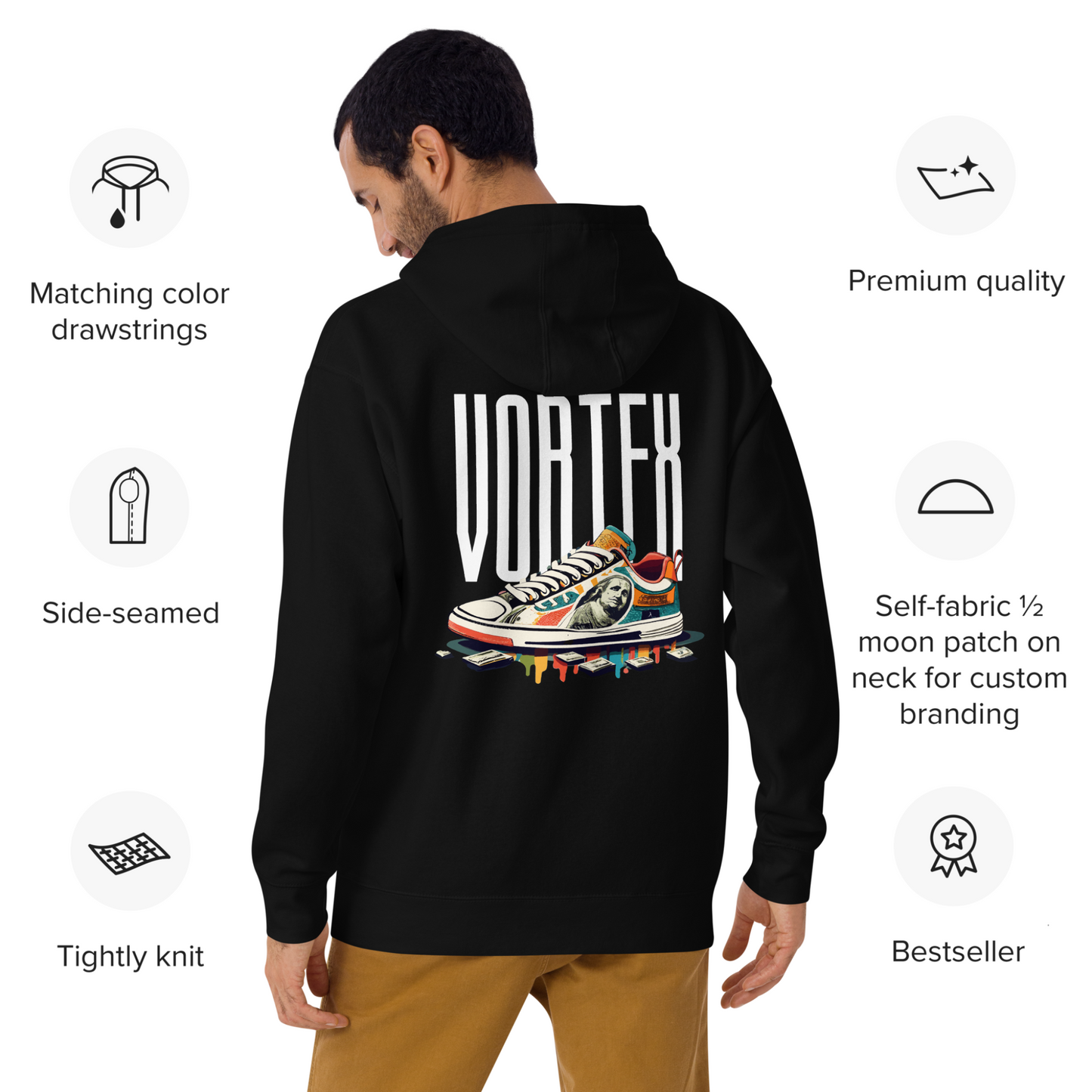 Vortex Streetwear Graphic Hoodie